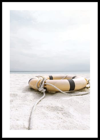 Plakat Beach Lifebuoy