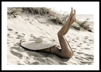 Poster Woman Beach Style