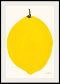 Graphic illustration of a yellow lemon against a light background-2