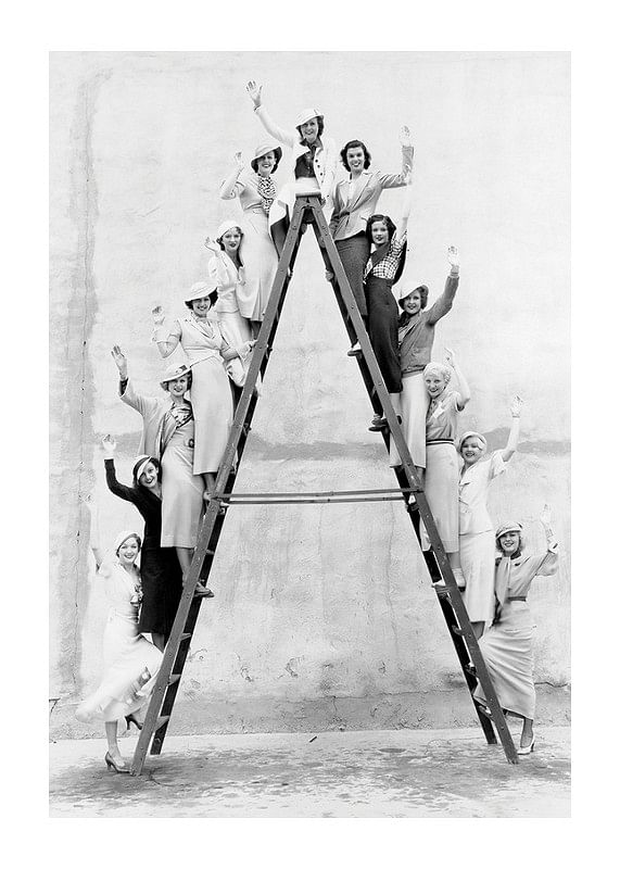 Women On Ladder-12