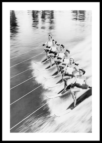Poster Women Water Skiing