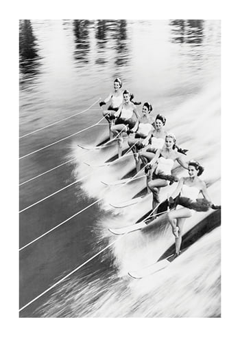 Poster Women Water Skiing