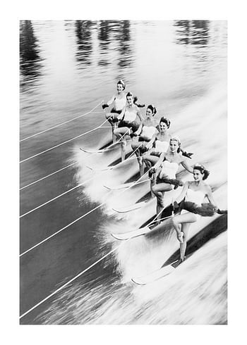 Affiche Women Water Skiing