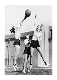 Women Playing Basketball-1