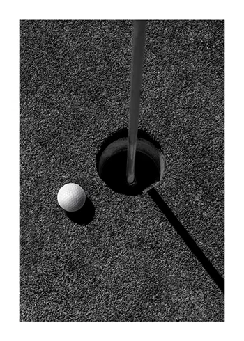 Poster Golf Ball Near Cup