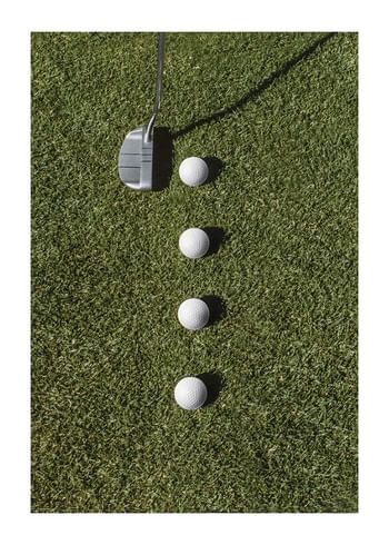 Affiche Golfer Putting