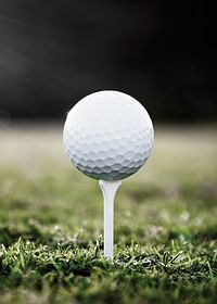 Golf Ball On Tee-3