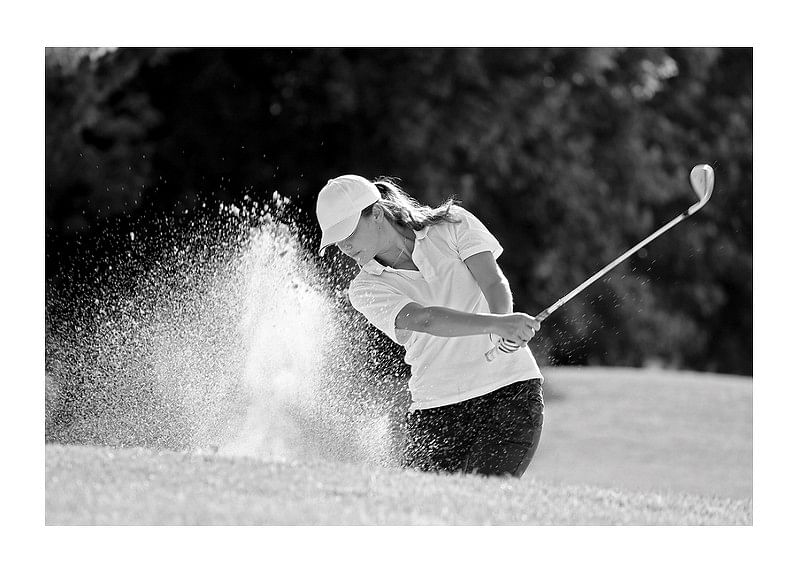 Golf Bunker Shot-12