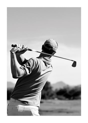 Poster Golf Iron Shot