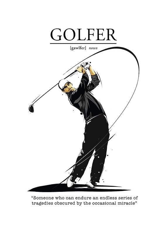 Plagát Golfer Explained
