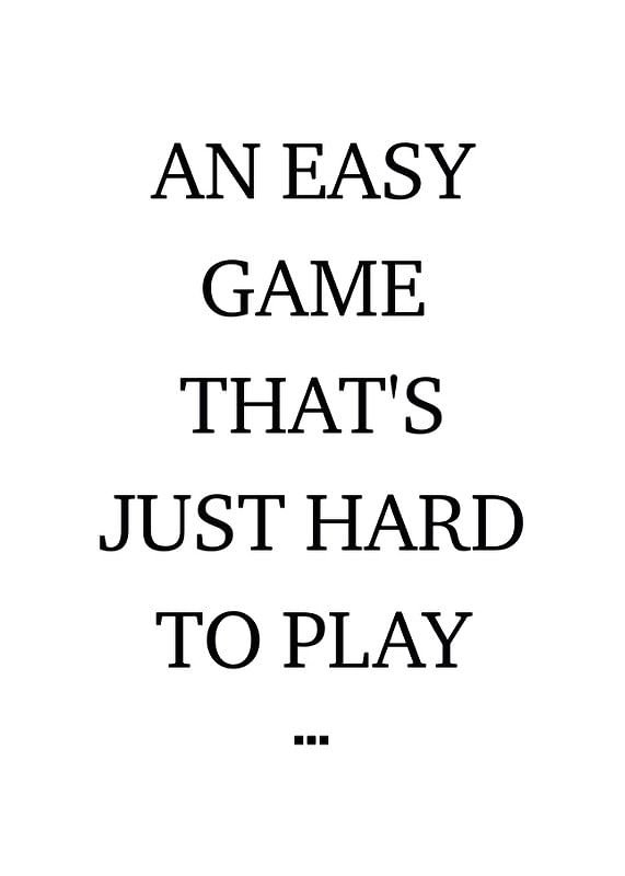 Plagát An Easy Game