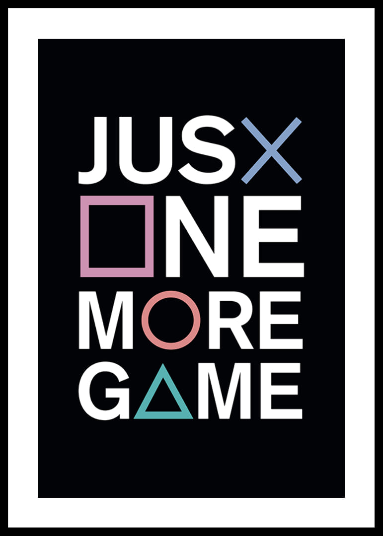 Graafinen teksti ja värilliset Playstation-symbolit mustalla pohjalla-12