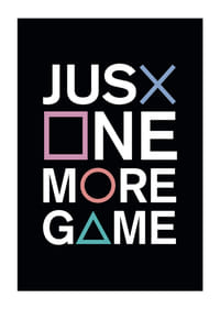 Graafinen teksti ja värilliset Playstation-symbolit mustalla pohjalla-3