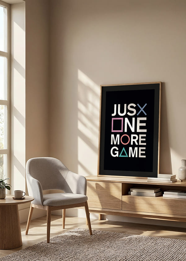 Poster Just One More Game crossfade