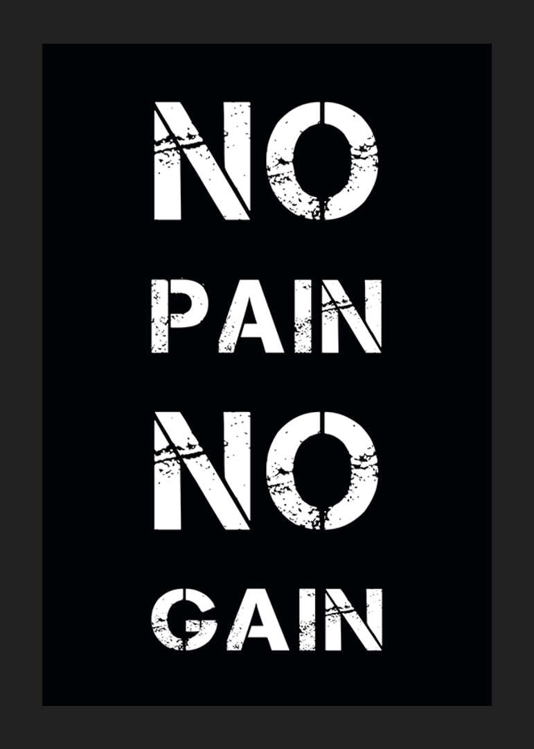 Graphic text with worn white letters on a black background-12