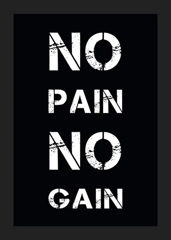 Poster No Pain No Gain