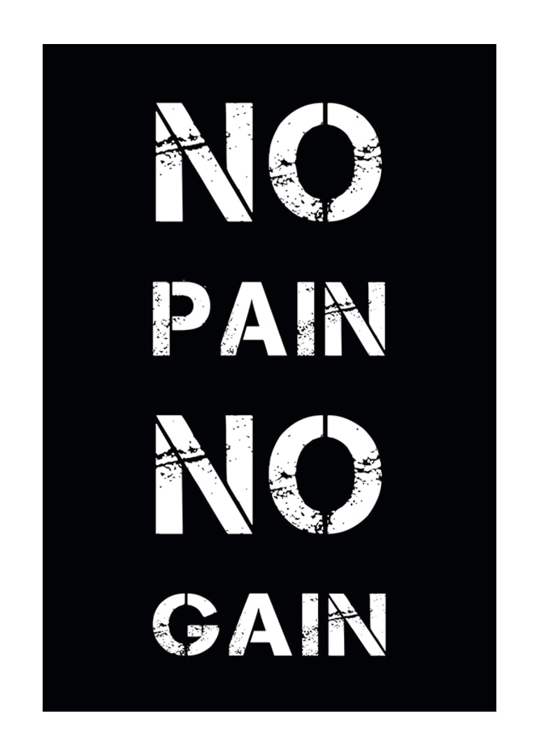 Graphic text with worn white letters on a black background-12