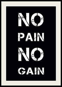 Graphic text with worn white letters on a black background-4