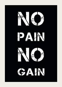 Graphic text with worn white letters on a black background-5