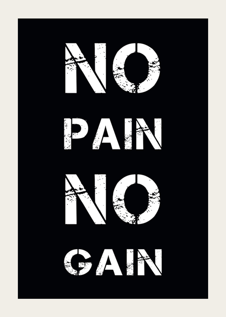 Graphic text with worn white letters on a black background-12