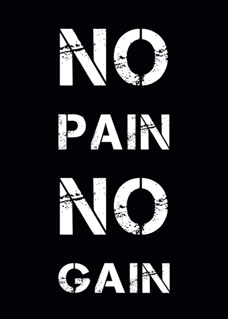Graphic text with worn white letters on a black background-12