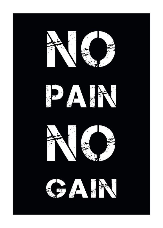 Plagát No Pain No Gain
