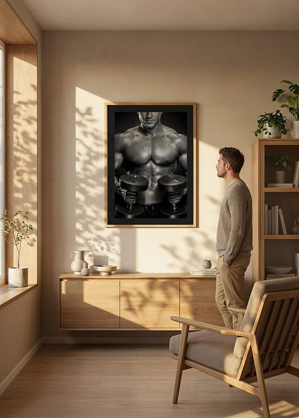 Poster Dumbbells Fitness crossfade