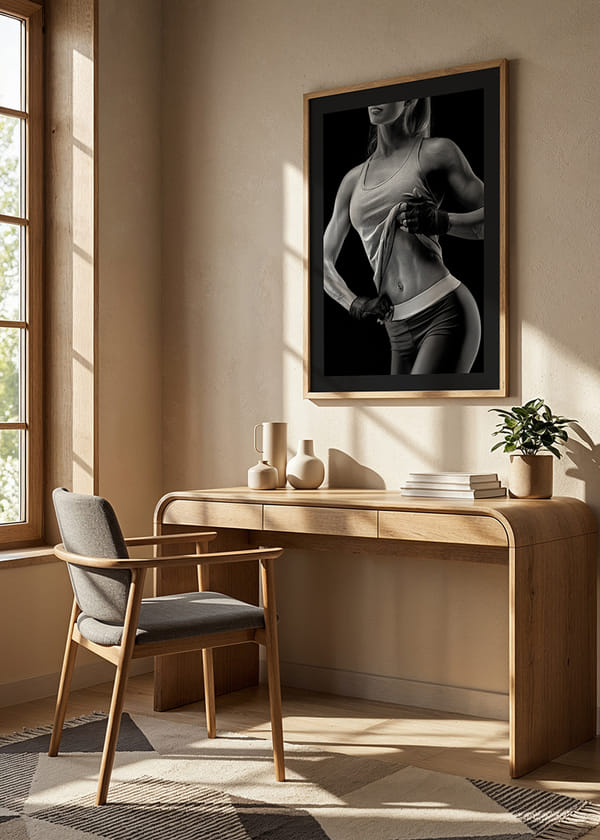 Poster Fitness Training No2 crossfade