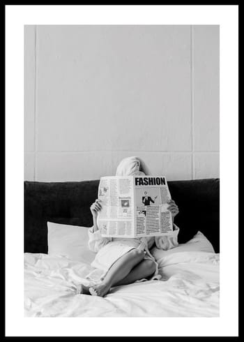 Poster Reading In Bed