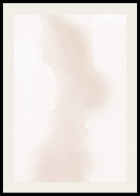 Abstract watercolor in beige and light brown tones on white-2