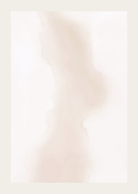 Abstract watercolor in beige and light brown tones on white-3
