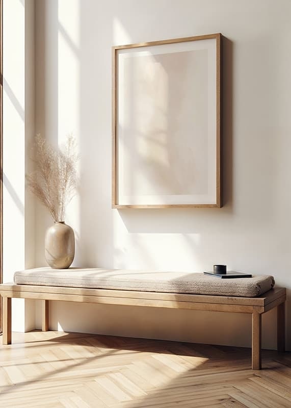 Abstract watercolor with soft brown tones on a light background-12