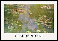 Water Lilies Landscape 1919 By Claude Monet-0
