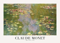 Water Lilies Landscape 1919 By Claude Monet-1