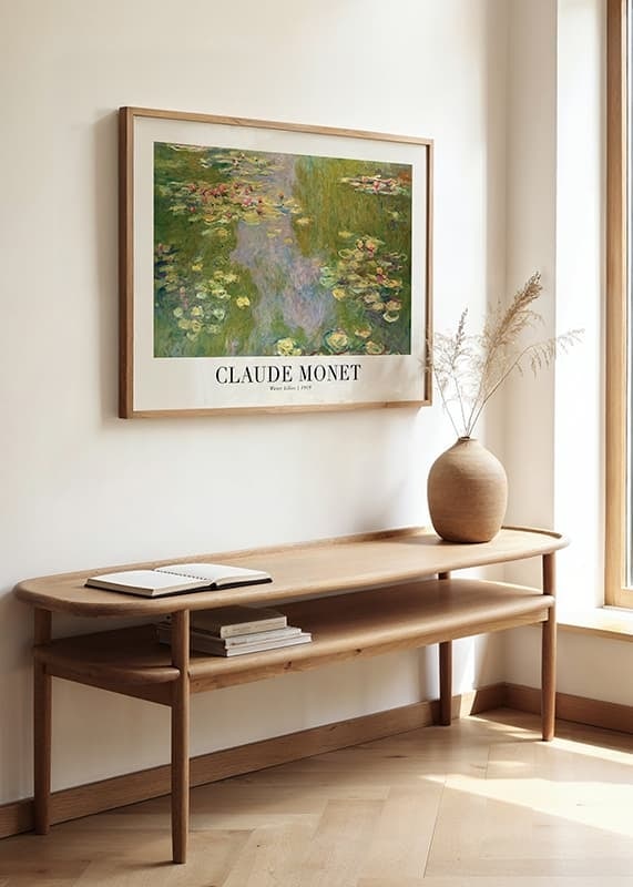Póster Water Lilies Landscape 1919 By Claude Monet crossfade