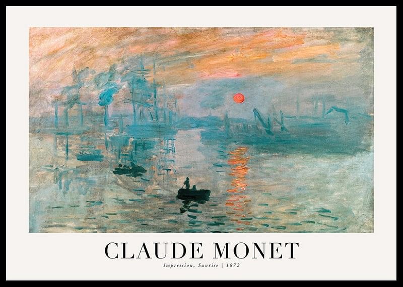 Impression Sunrise 1872 By Claude Monet-12