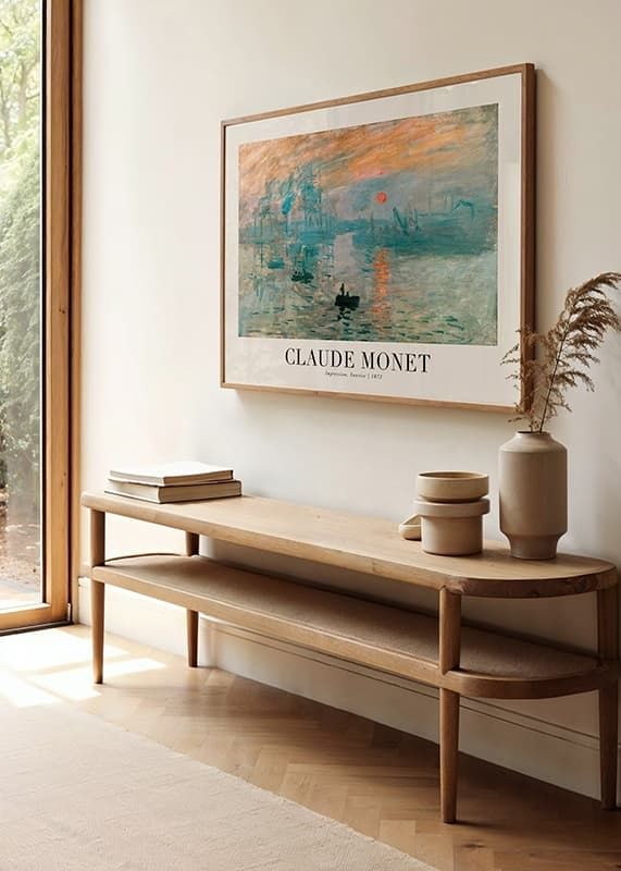 Poster Impression Sunrise 1872 By Claude Monet crossfade