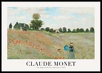 The Poppy Field 1873 By Claude Monet-0