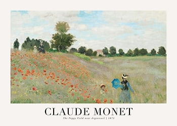 Plagát The Poppy Field 1873 By Claude Monet