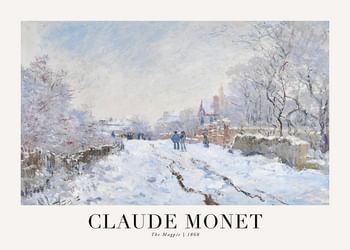 Affiche The Magpie 1868 By Claude Monet