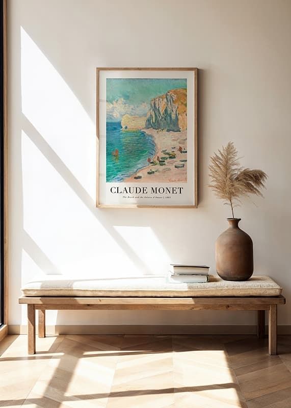 Poster The Beach 1885 By Claude Monet crossfade