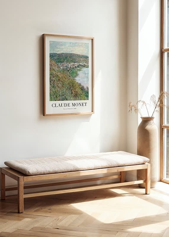 Poster View Of Vetheuil 1880 By Claude Monet crossfade