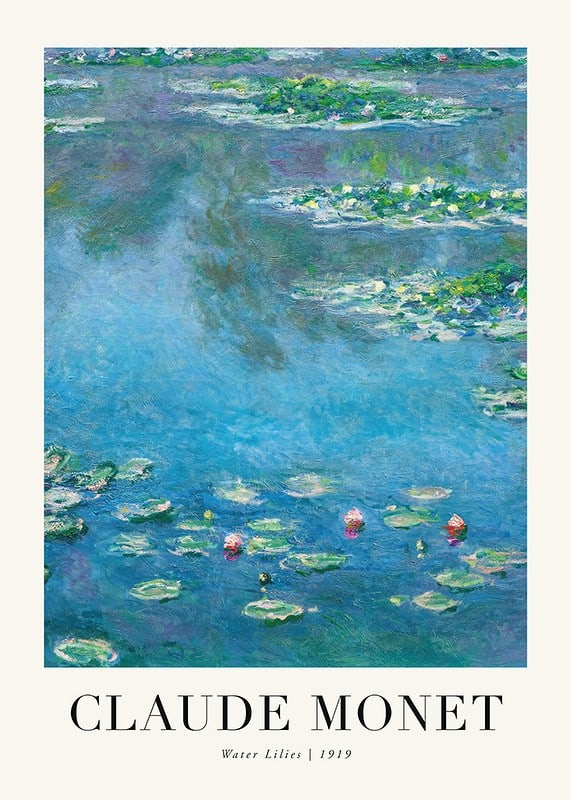 Water Lilies 1919 By Claude Monet-12