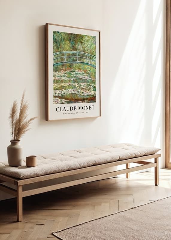 Poster Bridge Over A Pond 1899 By Claude Monet crossfade