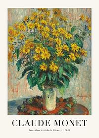 Jerusalem Artichoke Flowers 1880 By Claude Monet-1