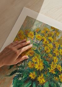 Jerusalem Artichoke Flowers 1880 By Claude Monet-3
