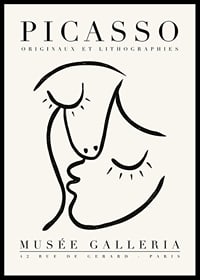 Minimalist line drawing of two faces in profile with black outlines-0
