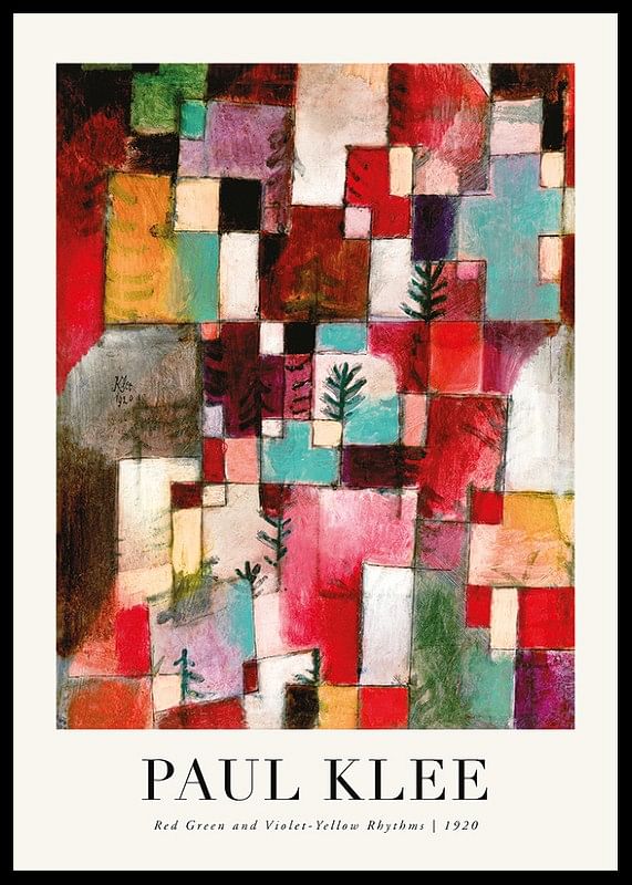 Rhythms 1920 By Paul Klee-12