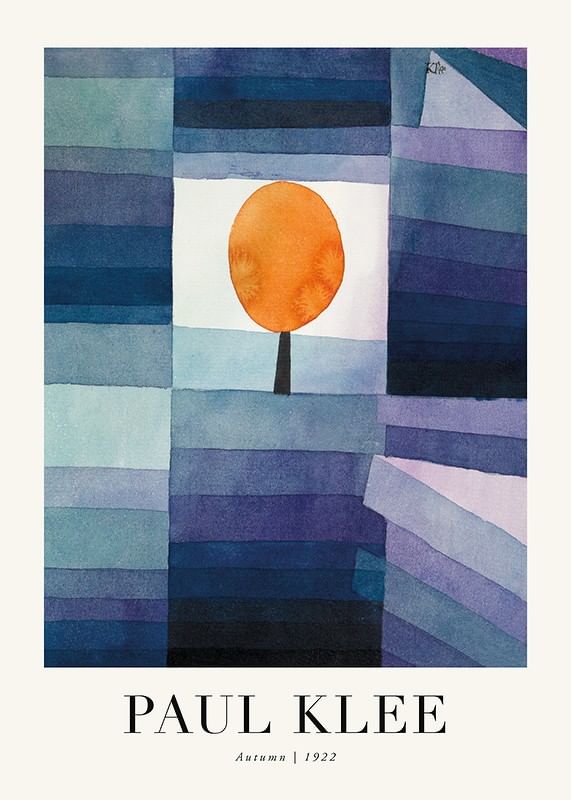 Plagát Autumn 1922 By Paul Klee