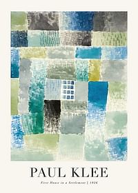House In A Settlement 1926 By Paul Klee-1